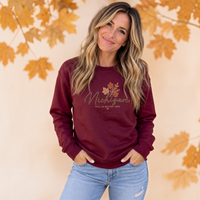 "MI Fall is Better Here"Relaxed Fit Classic Crew Unisex Sweatshirt