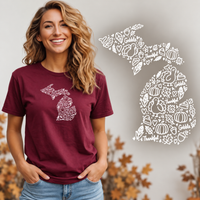 "Michigan Gobble"Relaxed Fit Crew Unisex T-Shirt