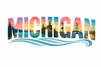 "True Michigan"Women's V-Neck