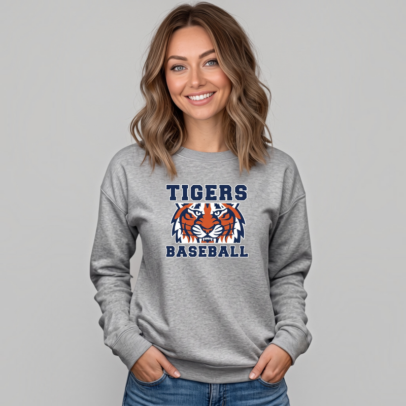 "Play Ball"Relaxed Fit Classic Crew Unisex Sweatshirt