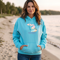 "Livin'The Dream In Michigan"Relaxed Fit Classic Unisex Hoodie