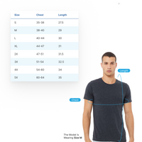 "Michigan D Flag"Men's Crew T-Shirt