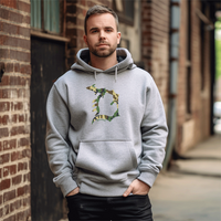 "Michigan D Camo"Men's Classic Hoodie