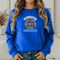 "Turkey Touchdowns"Relaxed Fit Classic Crew Unisex Sweatshirt
