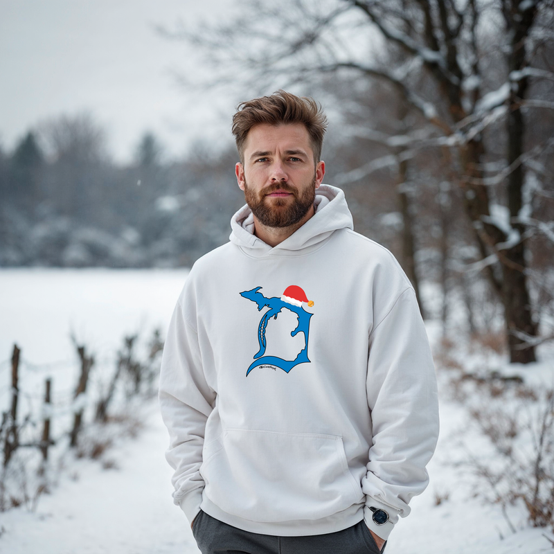 "SANTA Football In The D"Men's Classic Hoodie