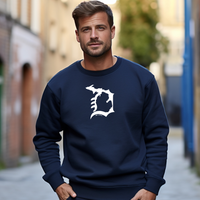 "Michigan D"Men's Classic Crew Sweatshirt