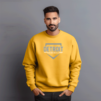 SALE "Detroit Baseball"Men's Classic Crew Sweatshirt