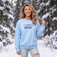 "Not Made For Winter"Relaxed Fit Classic Crew Unisex Sweatshirt