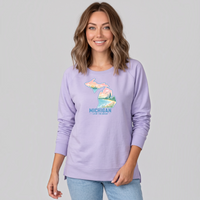 "Livin'the Dream"Women's Pullover Crew