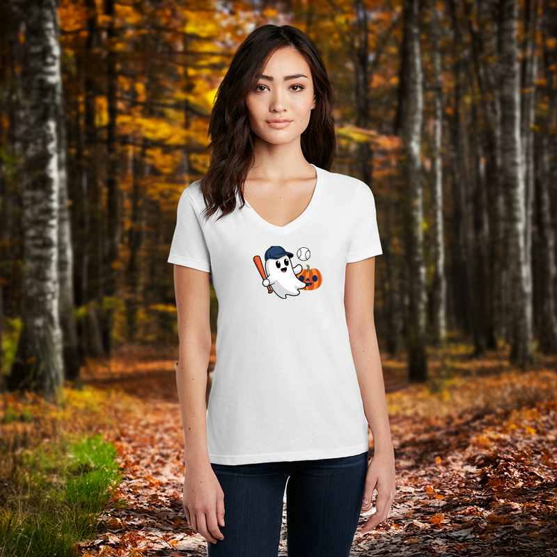 "Boo Ball"Women's V-Neck