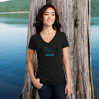 "Good Vibes &Lake Tides"Women's V-Neck