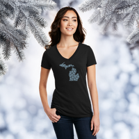"Snow Place Like Home"Women's V-Neck