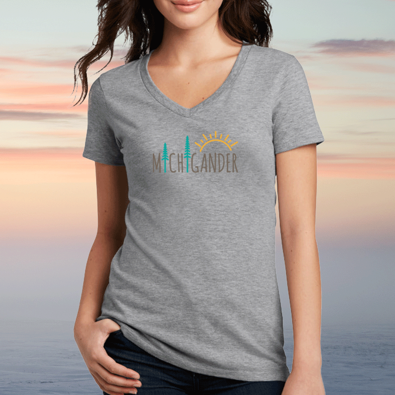 "Michigander"Women's V-Neck