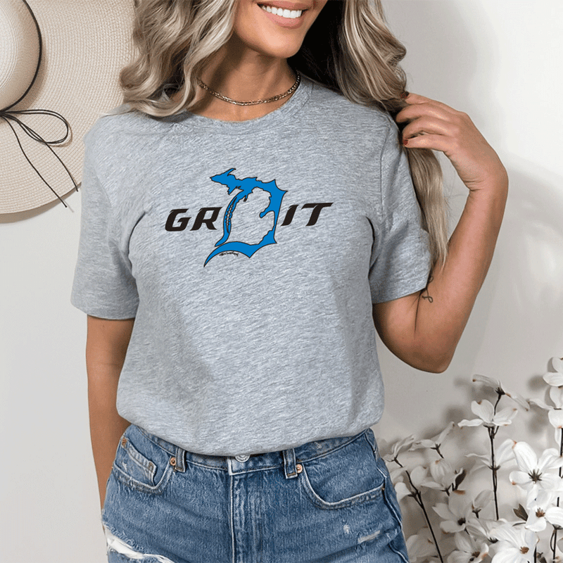 "Motor City Grit"Relaxed Fit Crew Unisex T-Shirt