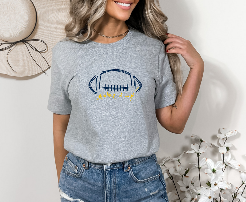 "Game Day"Relaxed Fit Crew Unisex T-Shirt