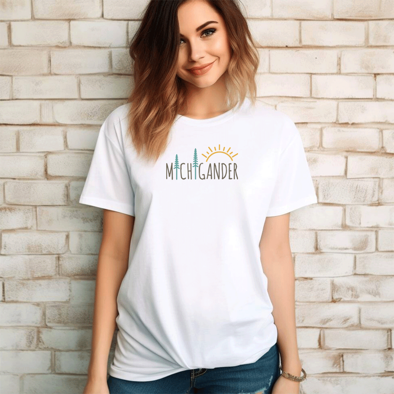 "Michigander"Relaxed Fit Crew Unisex T-Shirt