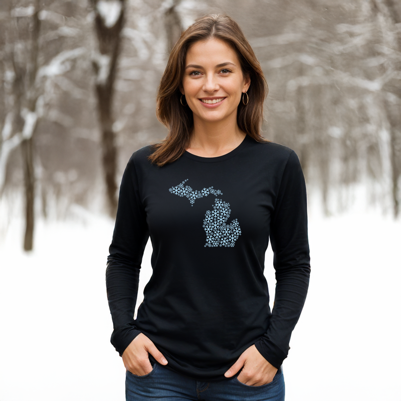 "Snow Place Like Home"Relaxed Fit Long Sleeve Unisex T-Shirt