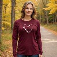 "Fall In Love With Michigan"Relaxed Fit Long Sleeve Unisex T-Shirt