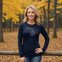 "Spooky Night"Relaxed Fit Long Sleeve Unisex T-Shirt