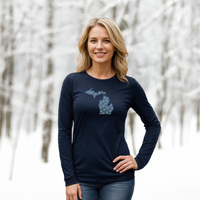 "Snow Place Like Home"Relaxed Fit Long Sleeve Unisex T-Shirt