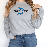 "Motor City Grit"Relaxed Fit Long Sleeve Unisex T-Shirt