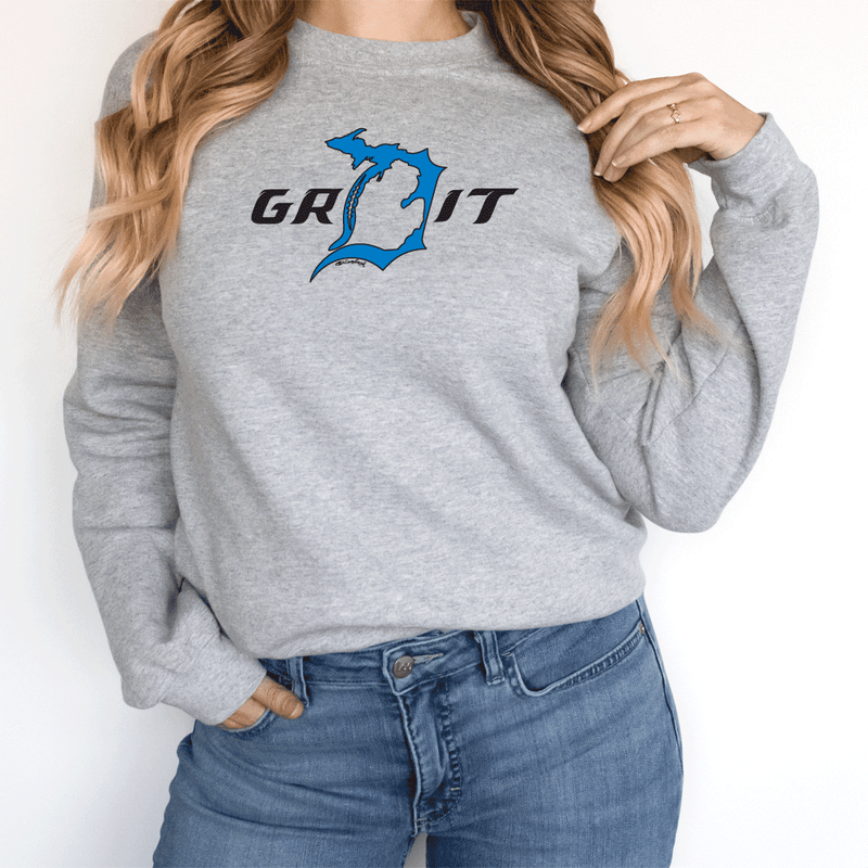 "Motor City Grit"Relaxed Fit Long Sleeve Unisex T-Shirt