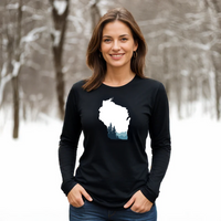 "Wisconsin Vista"Relaxed Fit Long Sleeve Unisex T-Shirt