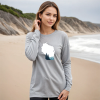 "Wisconsin Vista"Relaxed Fit Long Sleeve Unisex T-Shirt