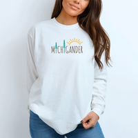 "Michigander"Relaxed Fit Long Sleeve Unisex T-Shirt