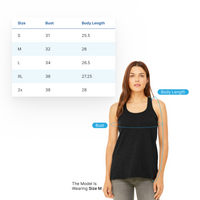 "Michigan D"Women's Flowy Tank Top