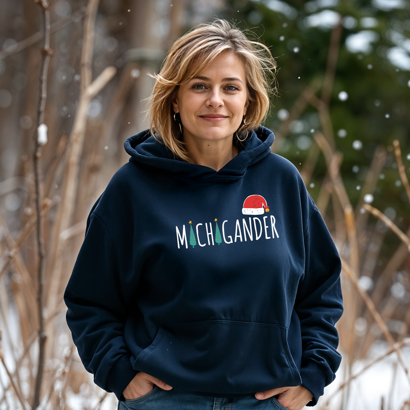 "SANTA Michigander"Relaxed Fit Classic Unisex Hoodie