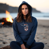"Michigan Flag Peace"Relaxed Fit Classic Unisex Hoodie