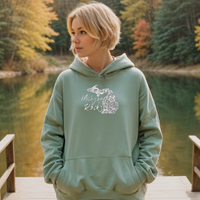 "Michigan Rocks Petoskey Stone"Relaxed Fit Classic Unisex Hoodie