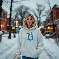 "SANTA Football In The D"Relaxed Fit Classic Unisex Hoodie