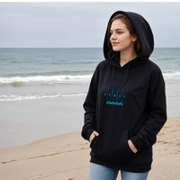 "Good Vibes &Lake Tides"Relaxed Fit Classic Unisex Hoodie