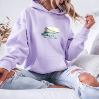 "Bear Bridge"Relaxed Fit Classic Unisex Hoodie