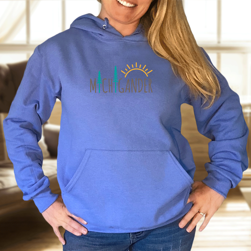 "Michigander"Relaxed Fit Classic Unisex Hoodie