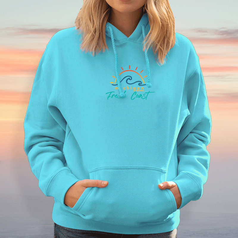"Sunshine On The Fresh Coast"Relaxed Fit Classic Hoodie