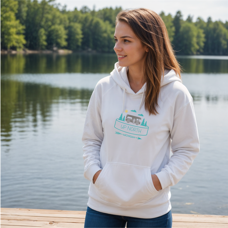"RV Up North"Relaxed Fit Classic Hoodie