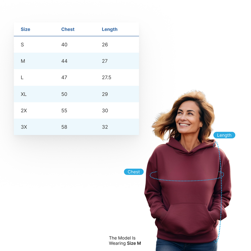 "Lake Life Anchor"Soft Style Relaxed Fit Hoodie