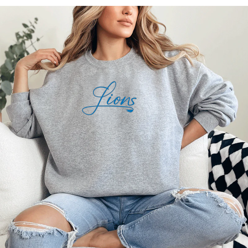 "Home Team"Relaxed Fit Classic Crew Unisex Sweatshirt