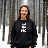 SALE "Ho Ho Ho"Relaxed Fit Classic Crew Unisex Sweatshirt