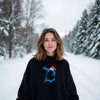 "SANTA Football In The D"Relaxed Fit Classic Crew Unisex Sweatshirt Deal