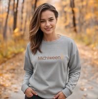 "Michiween"Relaxed Fit Classic Crew Unisex Sweatshirt