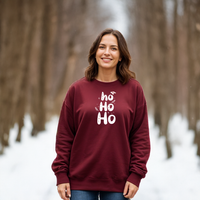 SALE "Ho Ho Ho"Relaxed Fit Classic Crew Unisex Sweatshirt