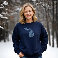 "Snow Place Like Home"Relaxed Fit Classic Crew Unisex Sweatshirt