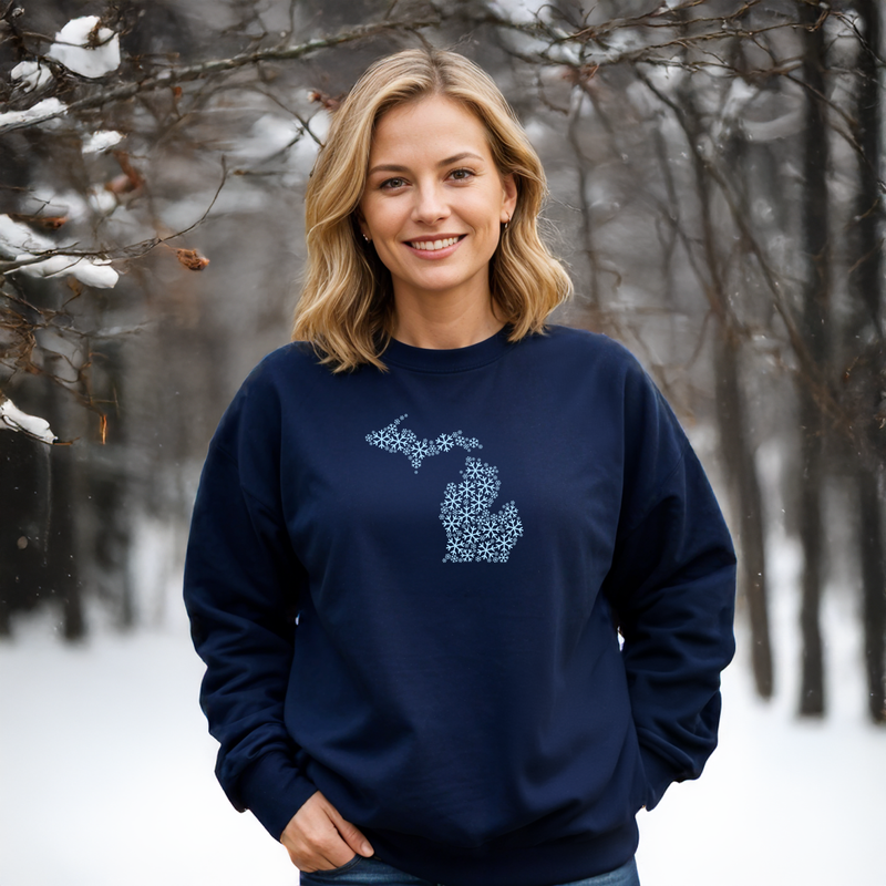 "Snow Place Like Home"Relaxed Fit Classic Crew Unisex Sweatshirt