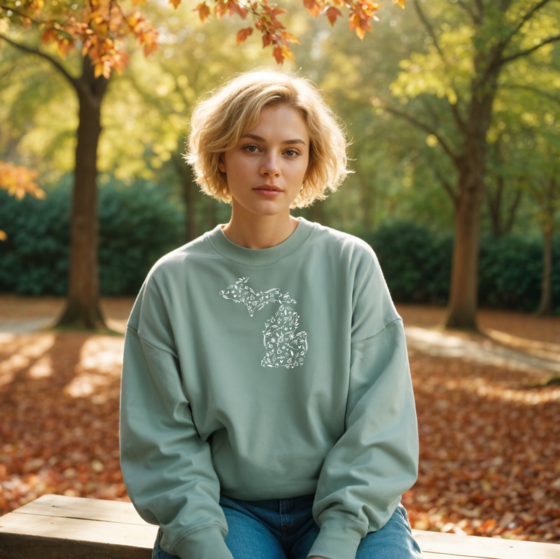 "Fall Wonder"Relaxed Fit Classic Crew Unisex Sweatshirt