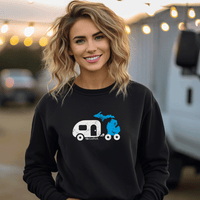 "Michigan Camper"Relaxed Fit Classic Crew Unisex Sweatshirt