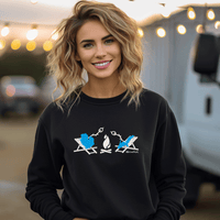 "Michigan Campfire"Relaxed Fit Classic Crew Unisex Sweatshirt